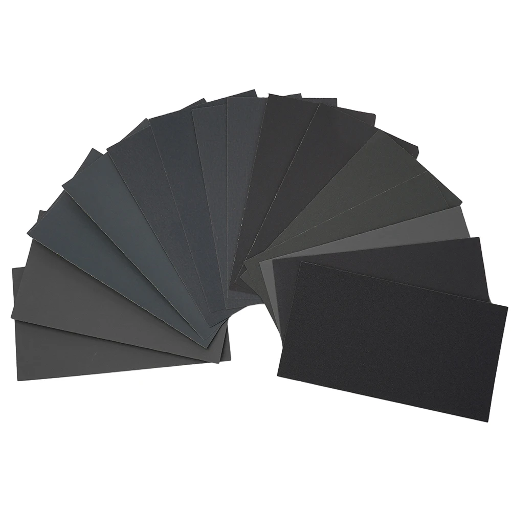 

Sandpaper Versatile Wet and Dry Sandpaper Selection 15PCS Assortment 400 600 800 1000 1200 1500 2000 2500 3000 Grit