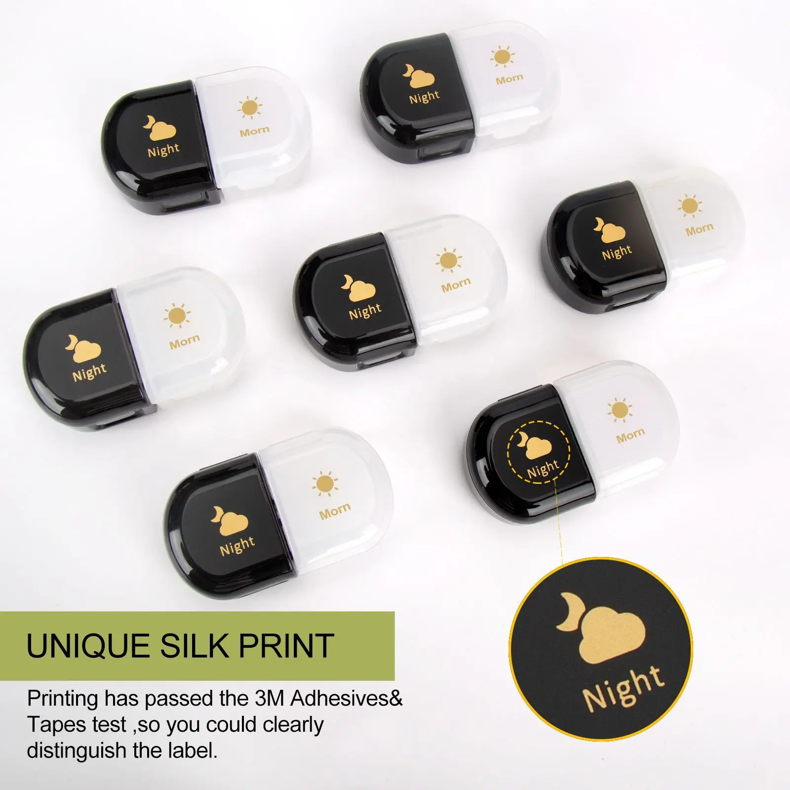 Органайзер для таблеток 2 раза в день дорожный контейнер