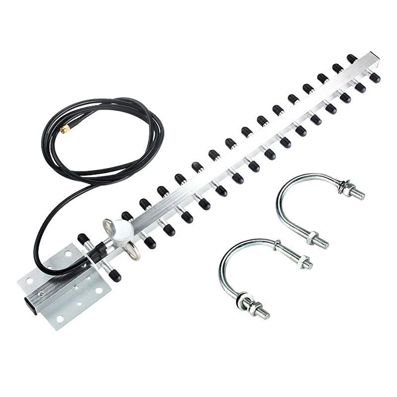 2022 WiFi Antenna 25dBi RP SMA Outdoor Wireless Yagi Antenna Directional Booster Amplifier Modem Cable New