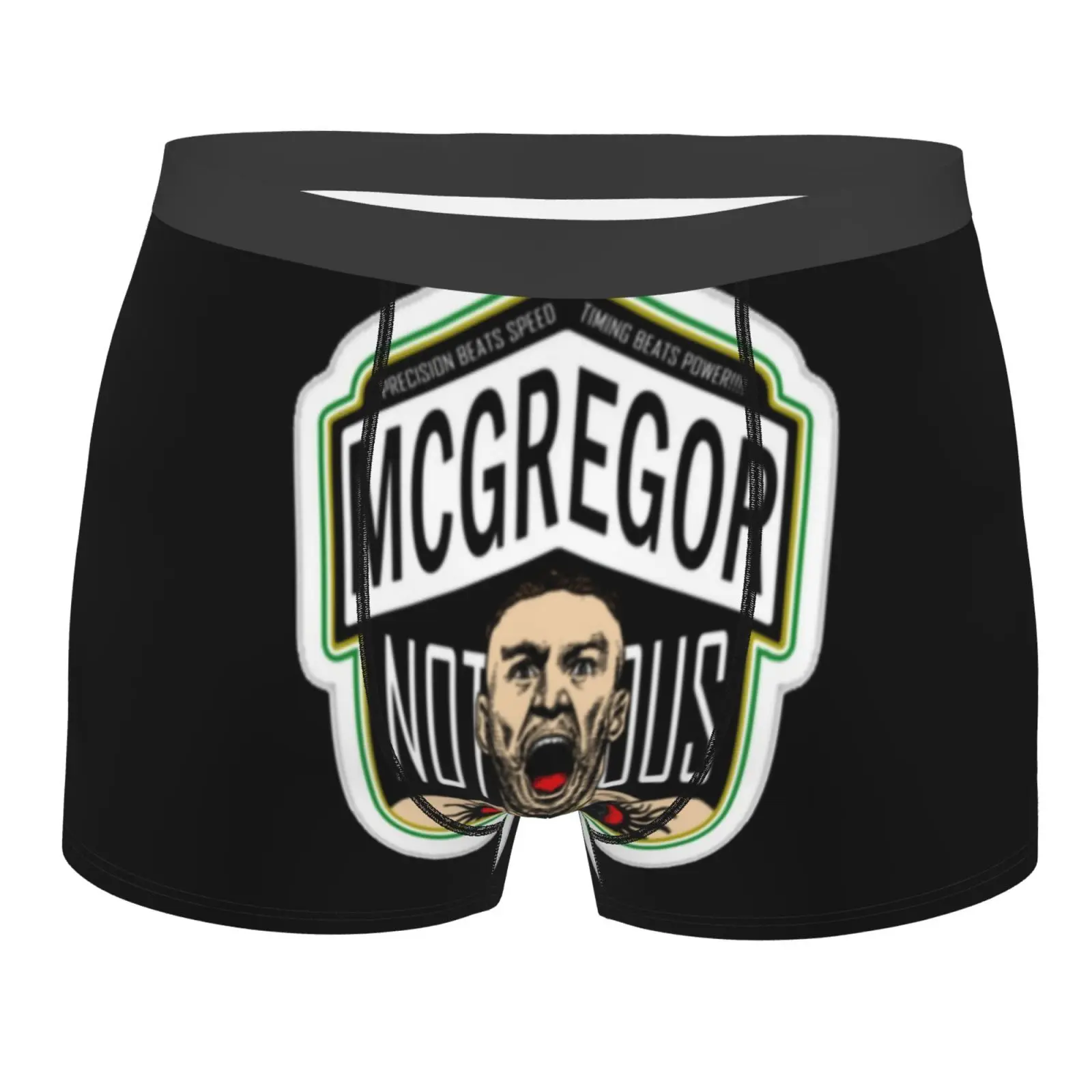 

Трусы-боксеры Conor Mcgregor Team 832 мужские, пикантное нижнее белье из полиэстера для девушек, с карманом, розовые шорты-боксеры, мужские трусы
