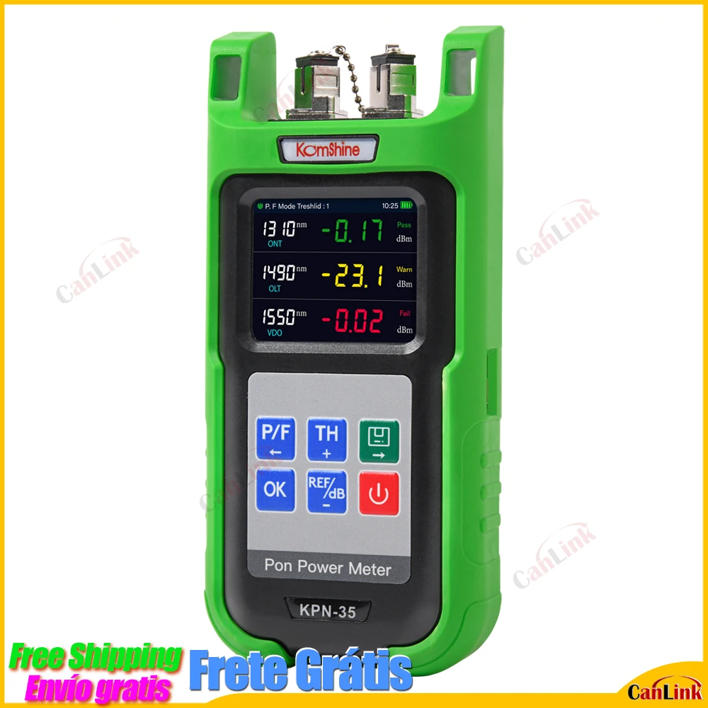 Гарантия качества Komshine-оптический измеритель мощности с дБ разрешение нм для
