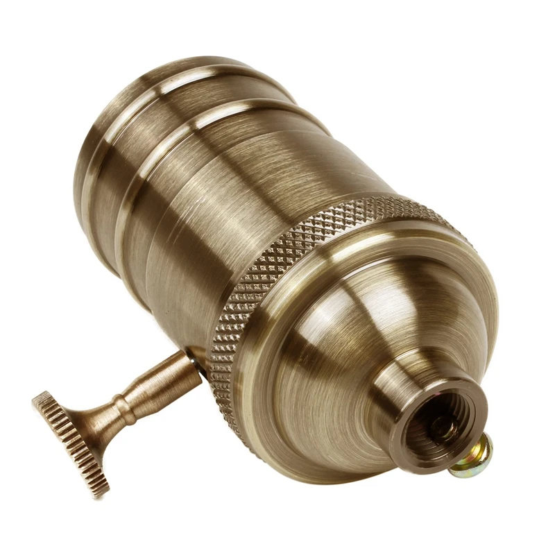 

3x E26/E27 ретро винтажный античный Эдисон Латунь Медь лампа держатель лампы Патрон античная латунь