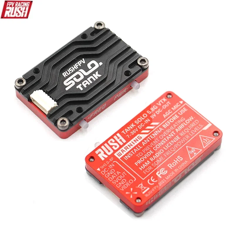RUSH Solo Tank 5 8G VTX видеопередатчик Корпус с ЧПУ 1 6 Вт Высокая мощность Встроенный