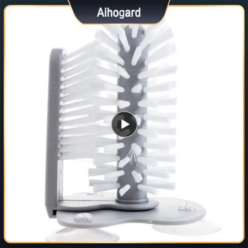 

Cup Scrubber Wall Lazy 2 In 1 Cleaning Brush Gadgets Thermos Glass Cleaner Bottles Brush Sink Kitchen Accessories Drink Mug