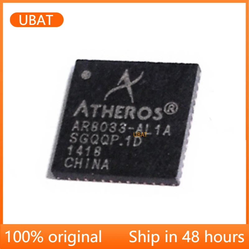 

1-10 Pieces AR8033-AL1A QFN-48 AR8033 Wireless Transceiver Chip IC Integrated Circuit Brand New Original Free Shipping