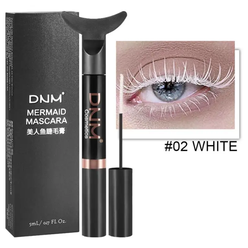 

DNM Ultra-Fine Mascara Eyelashes Long 3D Silk Fiber Waterproof Curling Colorful Mascara Volume Extension Female Cosmetics Makeup