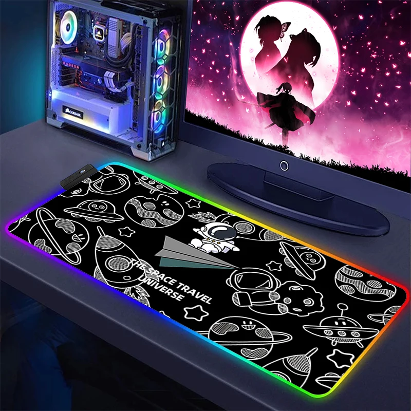 

Коврик для мыши игровой со светодиодной подсветкой, 900x400