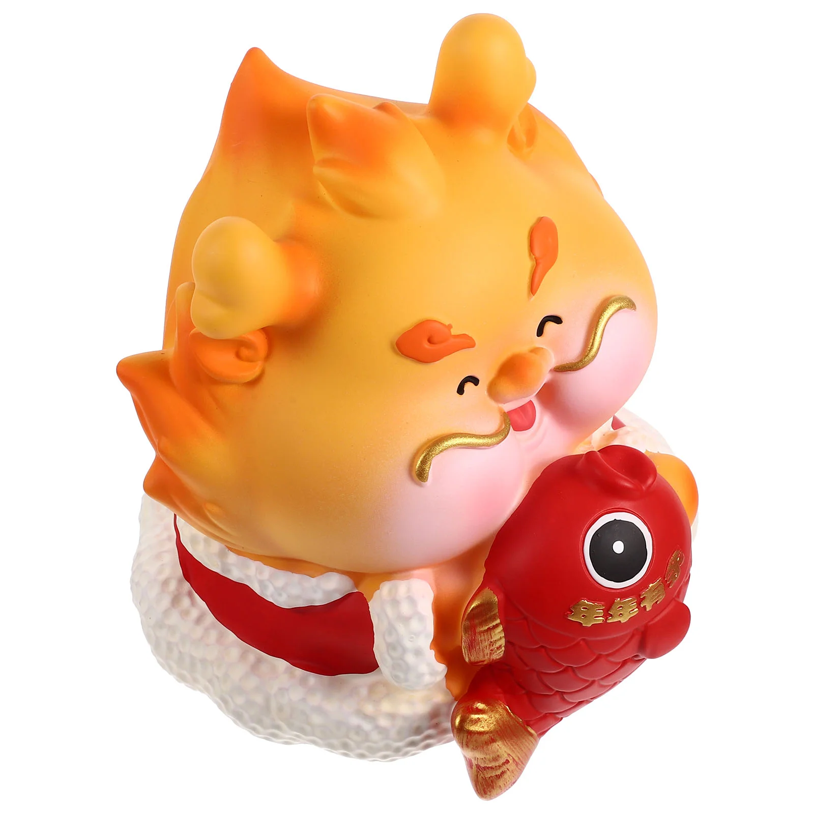 

Household Piggy Bank Cash Money Desktop Saving Jar Dragon Decor Lovely Pot Vinyl Birthday Gift Tins