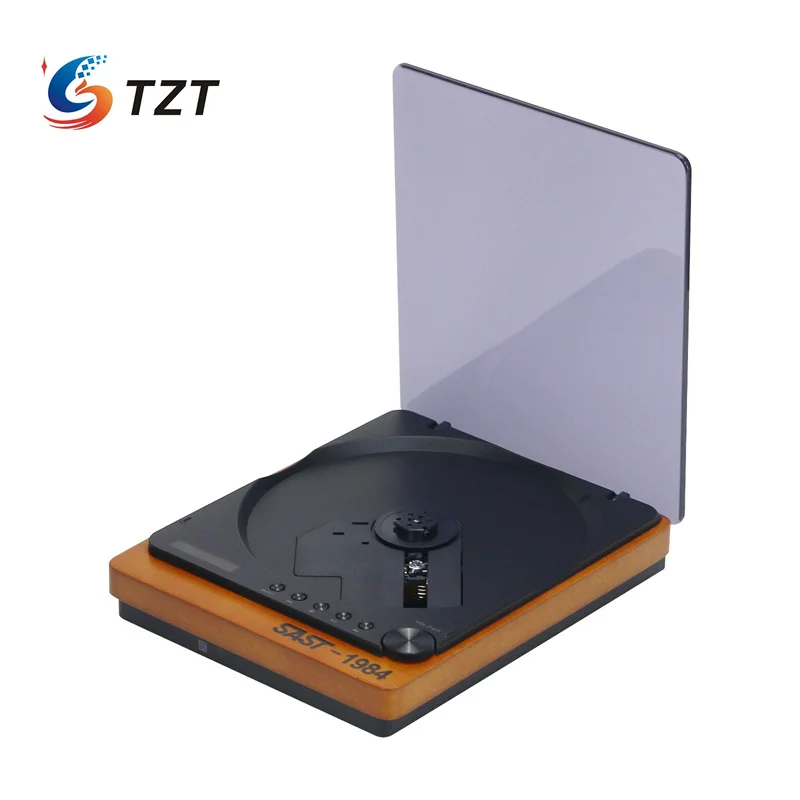

Портативный CD-проигрыватель TZT SAST-1984, в стиле ретро, BT4.2, Bluetooth, CD-проигрыватель (без/с пультом дистанционного управления) для U-диска