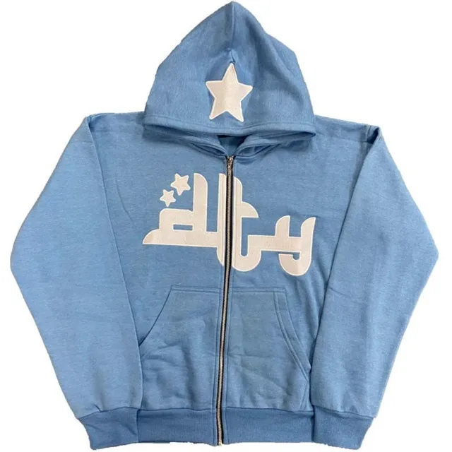 

Hooded Shirt Hoodies Y2k Clothes Zip Up Vintage Outwear Japanese Hip Hop Coat Trend Casual American Coat 2022 Men Women Goth