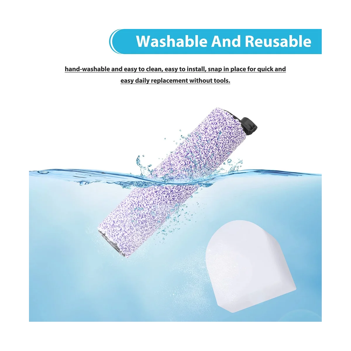 HEPA-фильтр с основной щеткой совместимый аксессуарами для пылесосов WD100 WD101 WD200 WD201