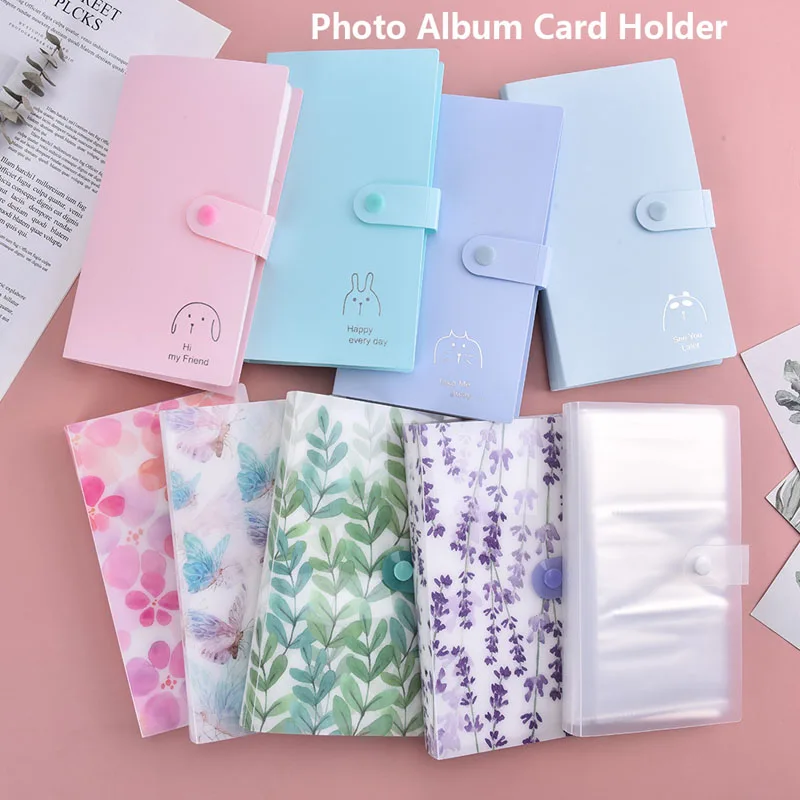 

Practical 240 Card Slots Business Card Book Photo Album Card Holder Photo Album Holder Small Card Storage Book Cute Cartoon