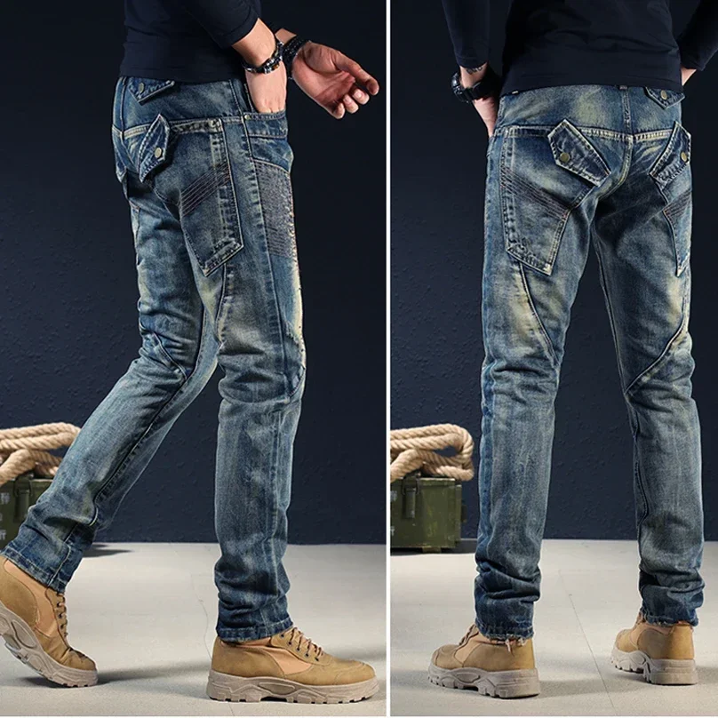 Мотоциклетный аксессуар для мотоцикла Hithotwin яркий цвет Мужская защита джинсы