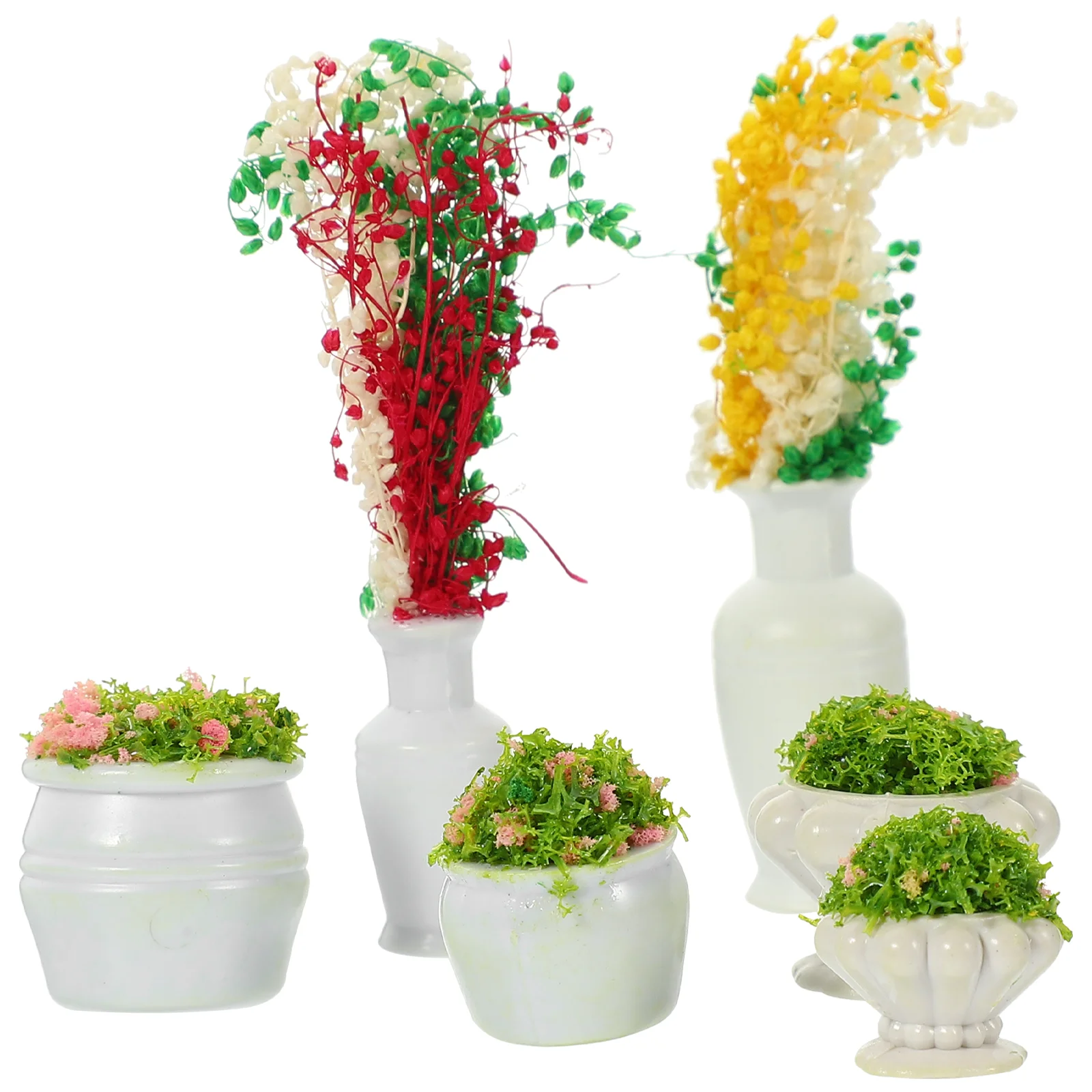 

6 шт., декоративные мини-вазы для растений