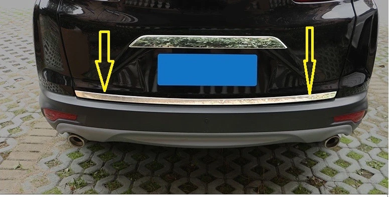 

Автомобильная задняя дверь, отделка из нержавеющей стали для Honda CRV CR-V 2017 2018 2019 2020 2021, автомобильные аксессуары