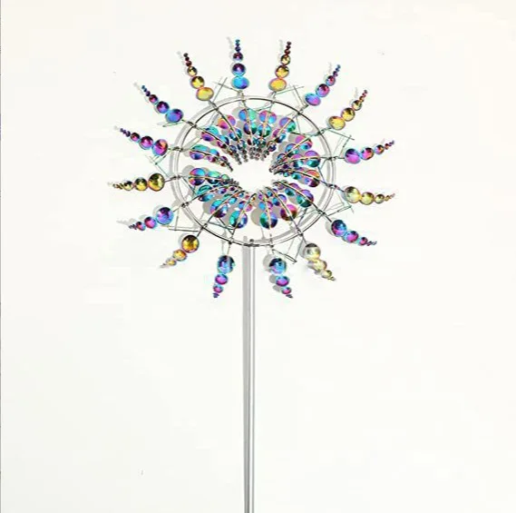 

Металлический ветряной спиннер для сада