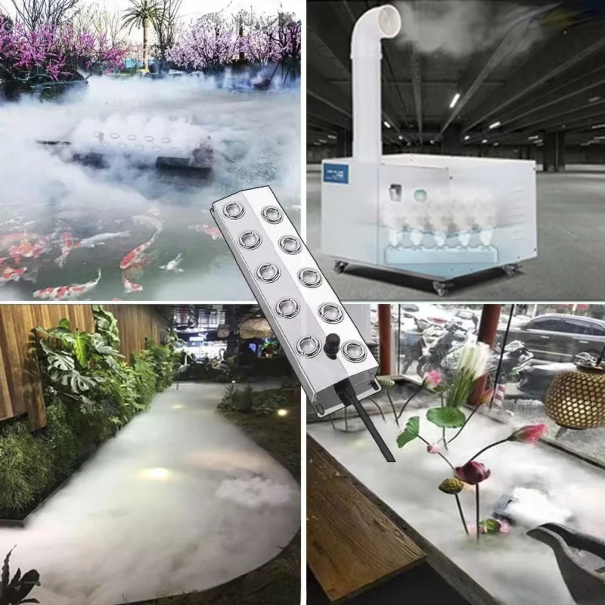 Нержавеющая сталь высокое качество 4/6/8/10/12 головок ультразвуковой распылитель