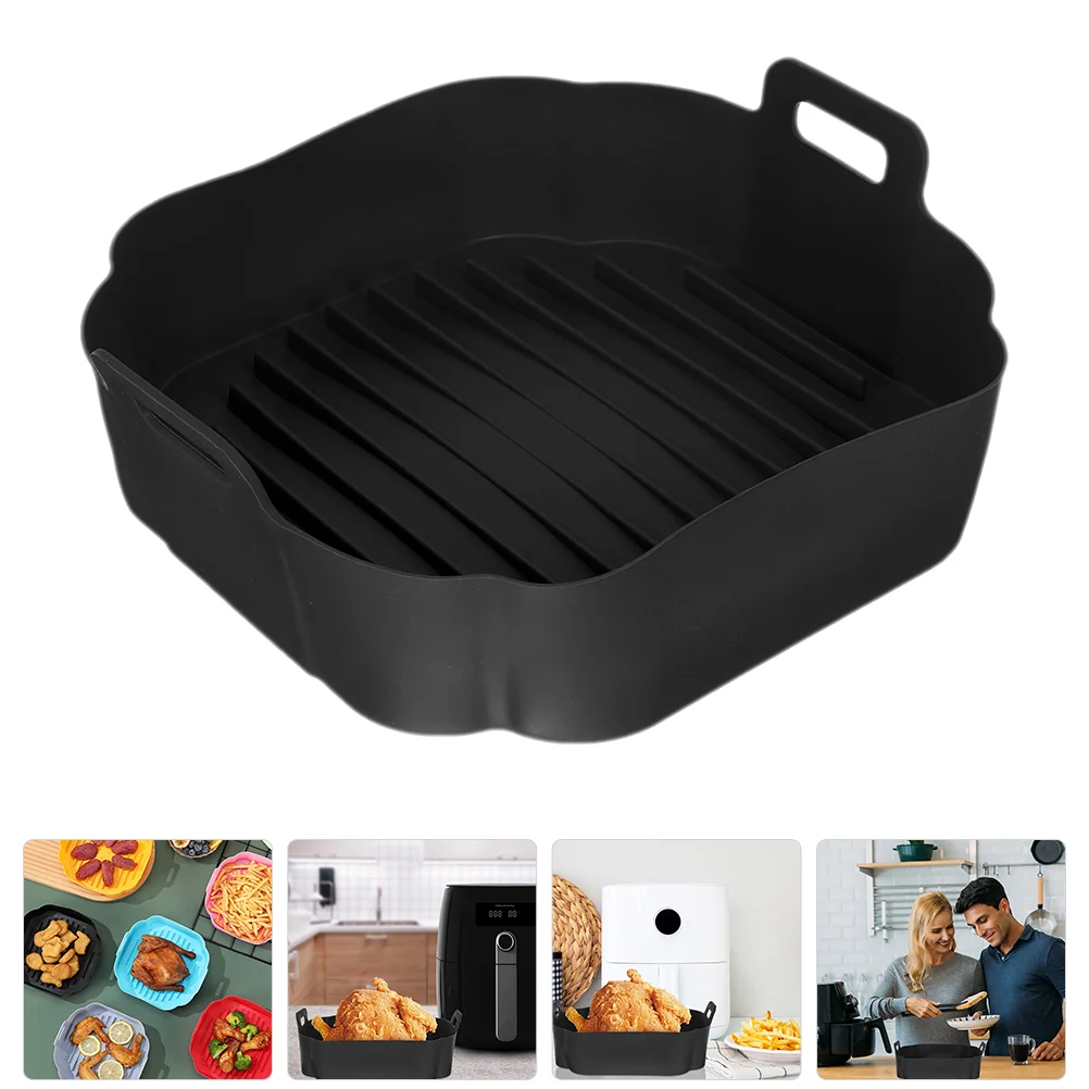 

Silicone Bakeware Liner Home Household Pot Kitchen Non Stick Baking Pan Replaceable Sheet Restaurant Air Fryer Cooking