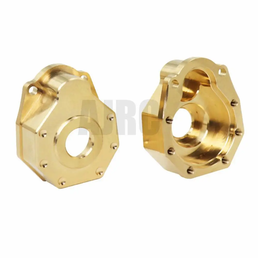 

1/10 RC track heavy-duty brass counterweight shaft gear cover for TRX4 TRX6 upgraded components