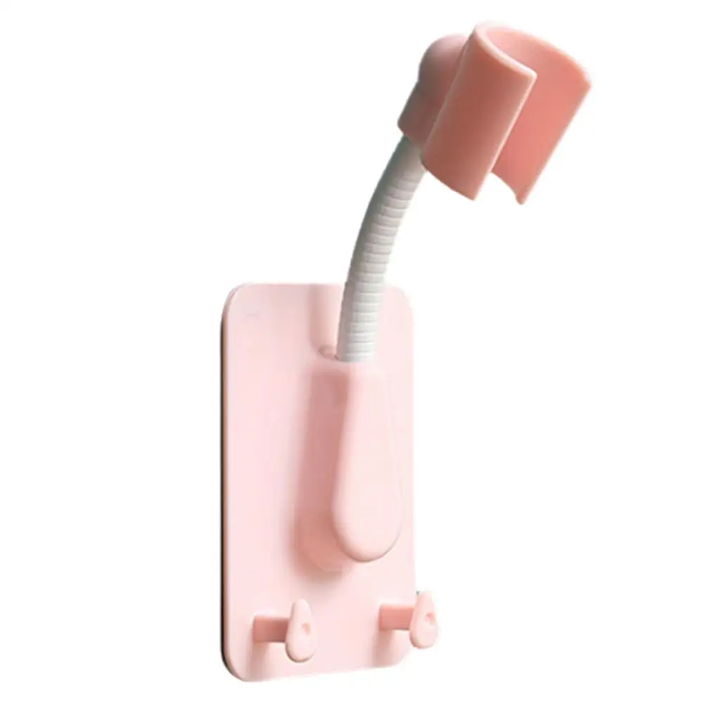 Регулируемый держатель для душевой лейки с 2 крючками и поворотным кронштейном Mo