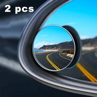 blind spot mirror frameless car round mirror lens 360 degree adjustable wide angle exterior automobile convex rear view mirrors