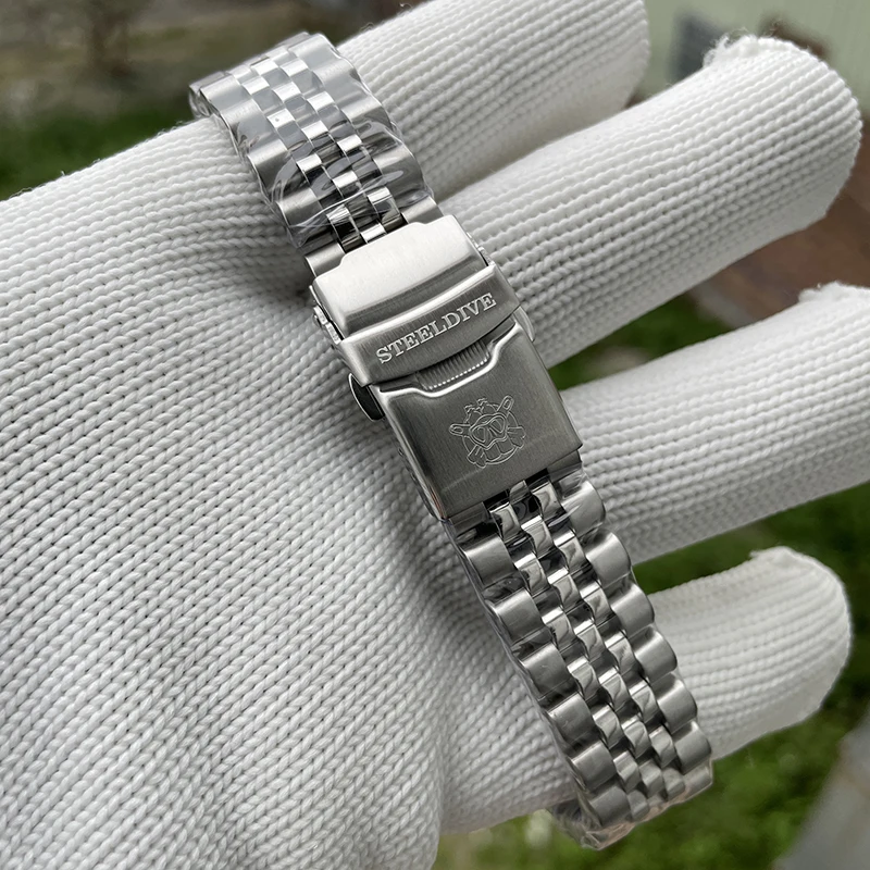 STEELDIVE Мужские роскошные часы 39 мм Ретро автоматические Простые механические