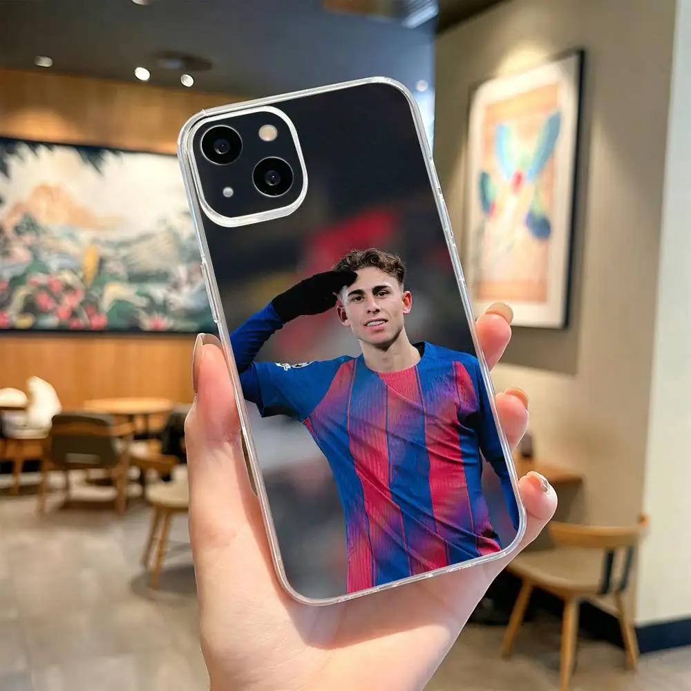 Прозрачный противоударный чехол для телефона Rising Star Fermin Lopez для iPhone 17, 16, 15, 14, 13, 12, 11 Plus, Pro Max (art.: 3920dbc2c8b61) - 3920dbc2c8b61