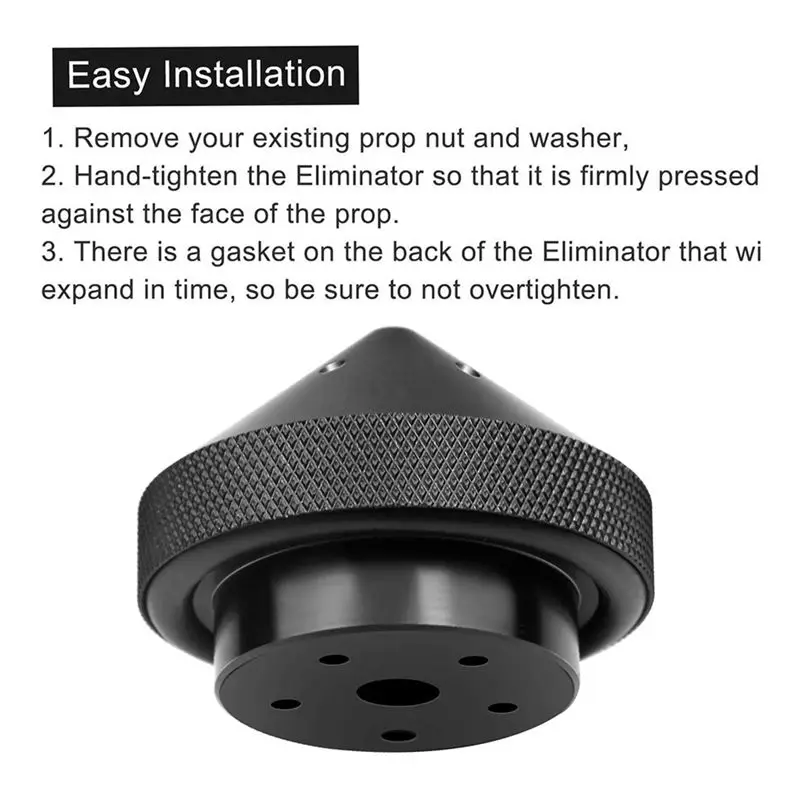 Гайка пропеллера Eliminator для троллингового мотора, совместимая с Motorguide GFEL-MG-BK-DP G-Force Motor Prop Nut-A28K (art.: 3920dbf0a1834) - 3920dbf0a1834