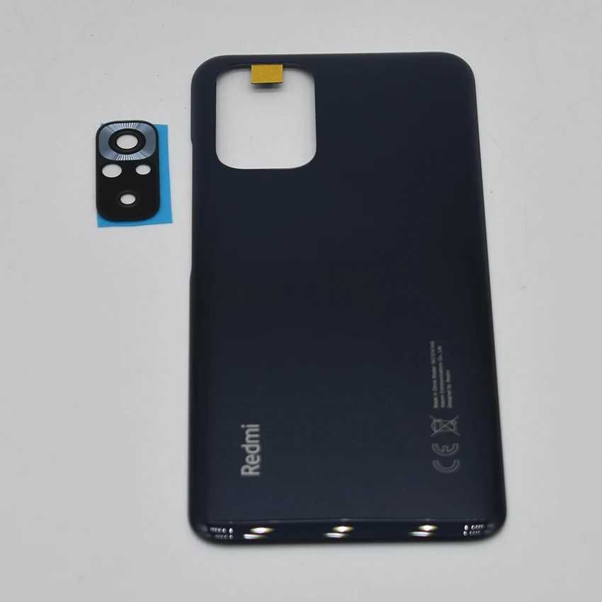 

Original New For Xiaomi Redmi Note 10 / Note 10S Back Cover Battery Door Rear Housing Case With Camera Glass Lens Repair Parts