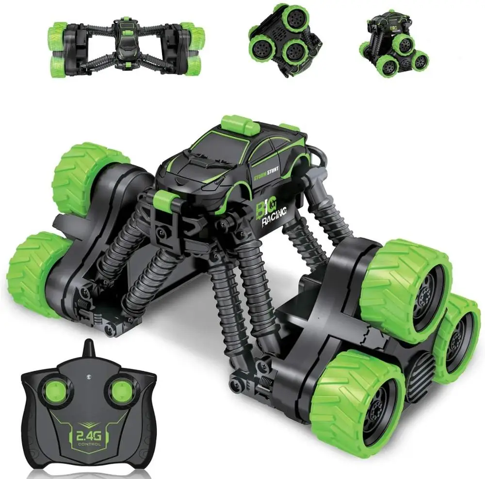 

2.4G Transform RC Stunt Car 360 Degree Spinning High Speed Telescopic Remote Control Monster Off-Road Vehicle Toys for Kids