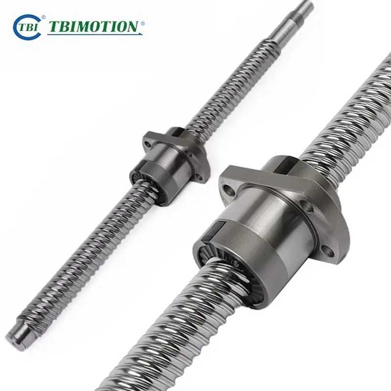 Фото Шариковый винт TBI Precision SFY SFRY с большим шагом SFY1616 SFY2020 3232 4040 5050, прецизионный шлифованный шариковый винт №1