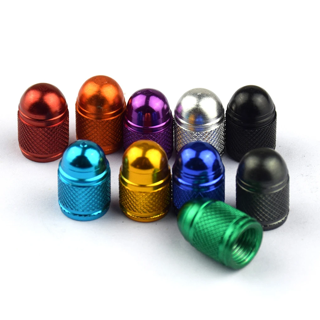 

2/3/5 4pcs Wheel Valve Stem Caps Replace Components Solid Color Wheels Air Covers