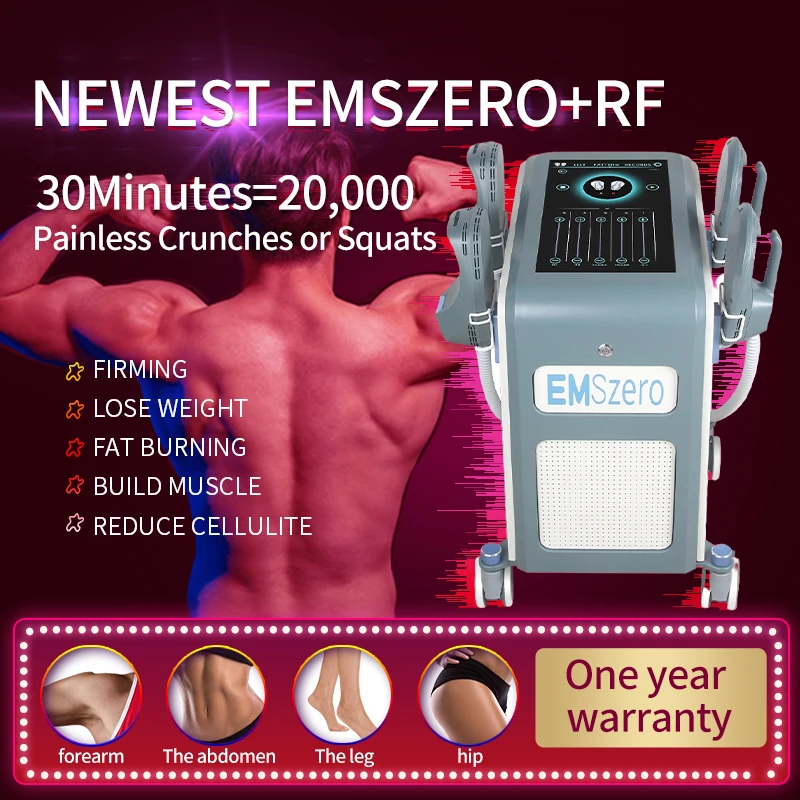 

2023 EMSSLIM NEO EmsZero устройство для сжигания жира, устройство для стимуляции мышц, лепки электромагнитного тела, скульптурирования и контурной фо...