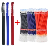 25 pcs ballpoint pen refill set black blue red ink gel pen bullet tip 0 5mm schooloffice supplies stationery kawaii cute