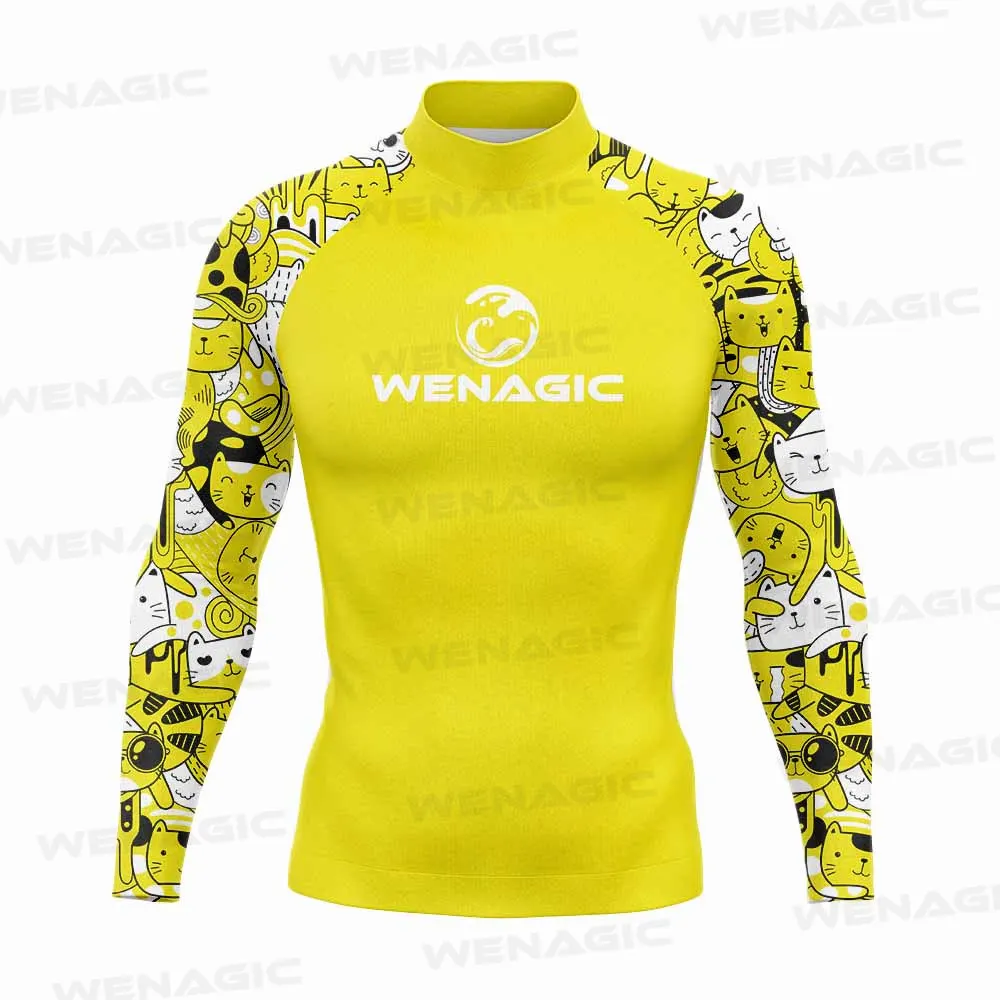 Мужской купальник с длинным рукавом для серфинга