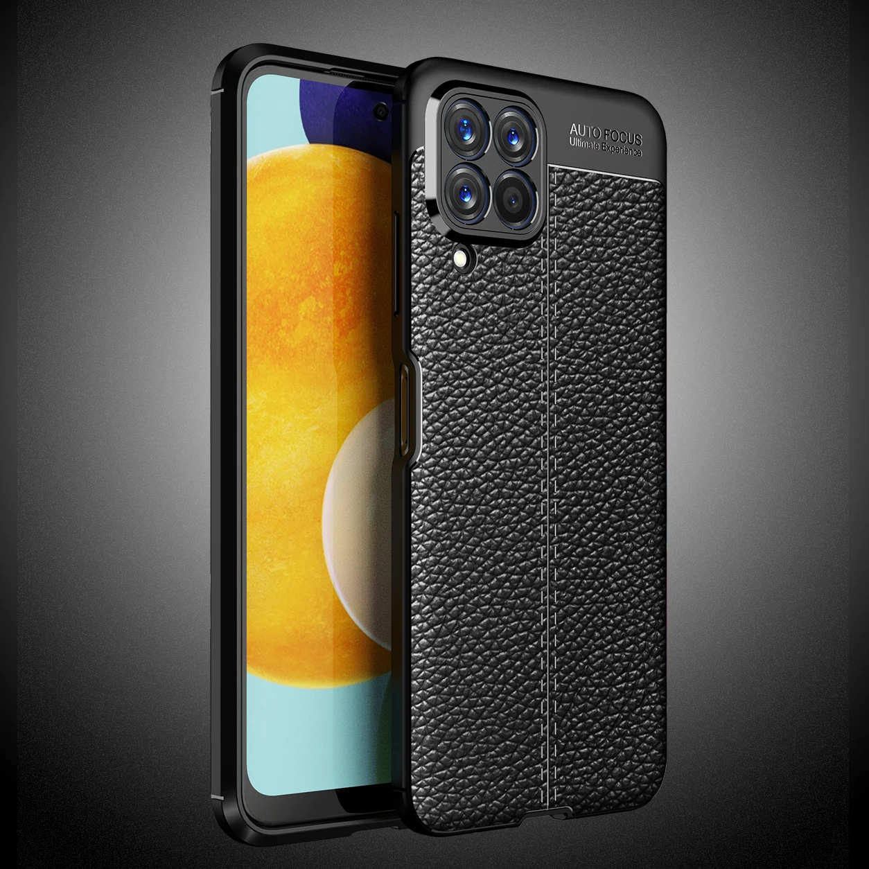 For Samsung Galaxy M53 Case Luxury Leather Soft Silicone Shockproof TPU Bumper Cover For Samsung M53 Phone Case For Samsung M53