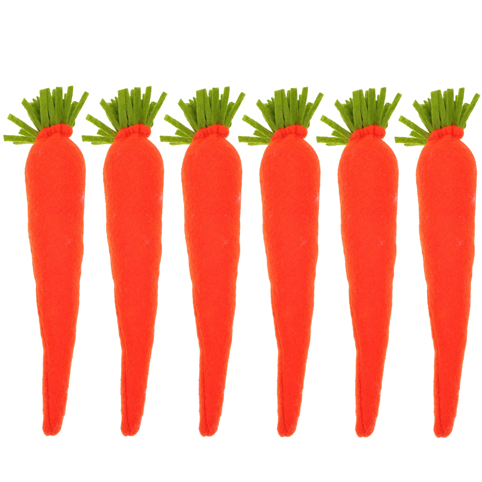 

6pcs Easter Ornaments Carrot Shaped Ornaments Easter Decors Easter Party Decors