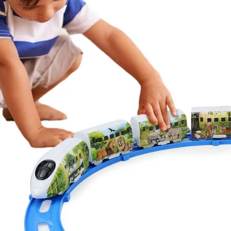 

Merry Christmas Day Electric Train Creative Parent-Child Interaction Game For Kids Birthday Favor Children's Day New Year Gifts