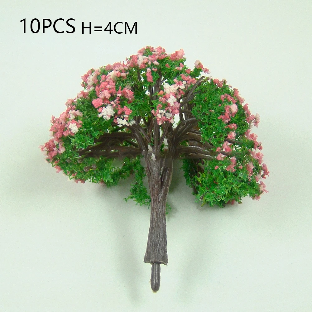 

Gift Hot sales Lovely Model Trees Architecture Train Railway Wargame Diorama Scenery 4CM Accessories Home Decor