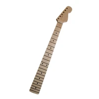 22 frets one piece maple wood electric guitar neck nature color glossy paint guitar accessories