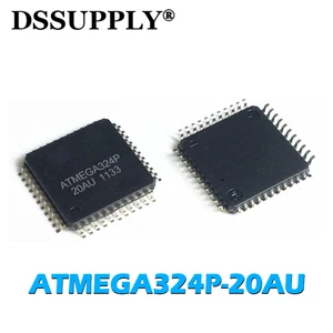 5PCS New Original ATMEGA324P ATMEGA324P-20AU TQFP-44 MCU ATMEGA324P-20AUR Microcontroller Memory Chip