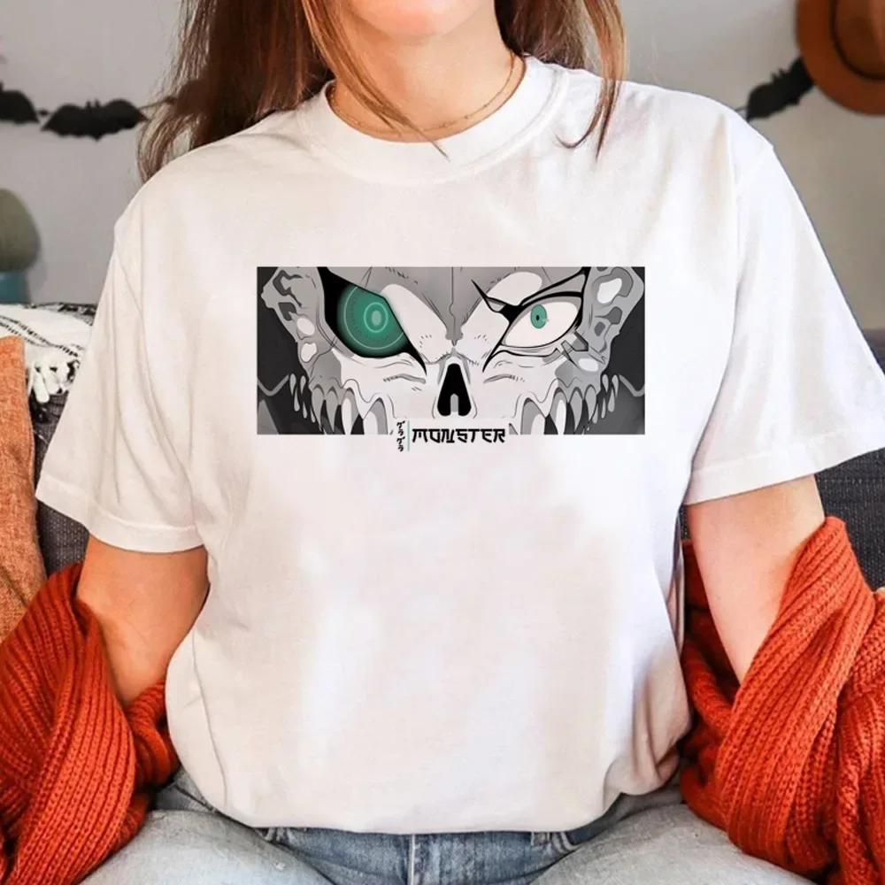 Футболка Kaiju No 8 с принтом для женщин модная рубашка коротким рукавом в японском