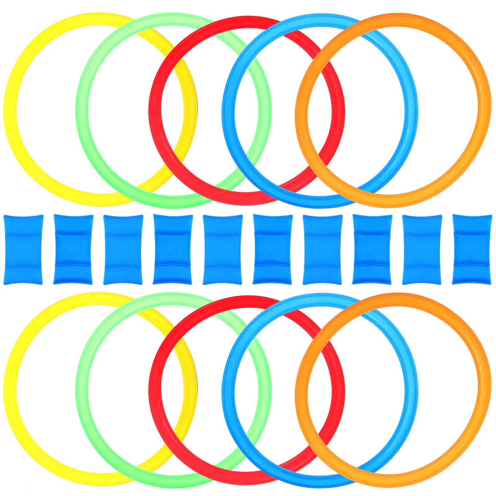 

1 Set Agility Practice Game Rings Toss Game Toss Game for Adults Carnival