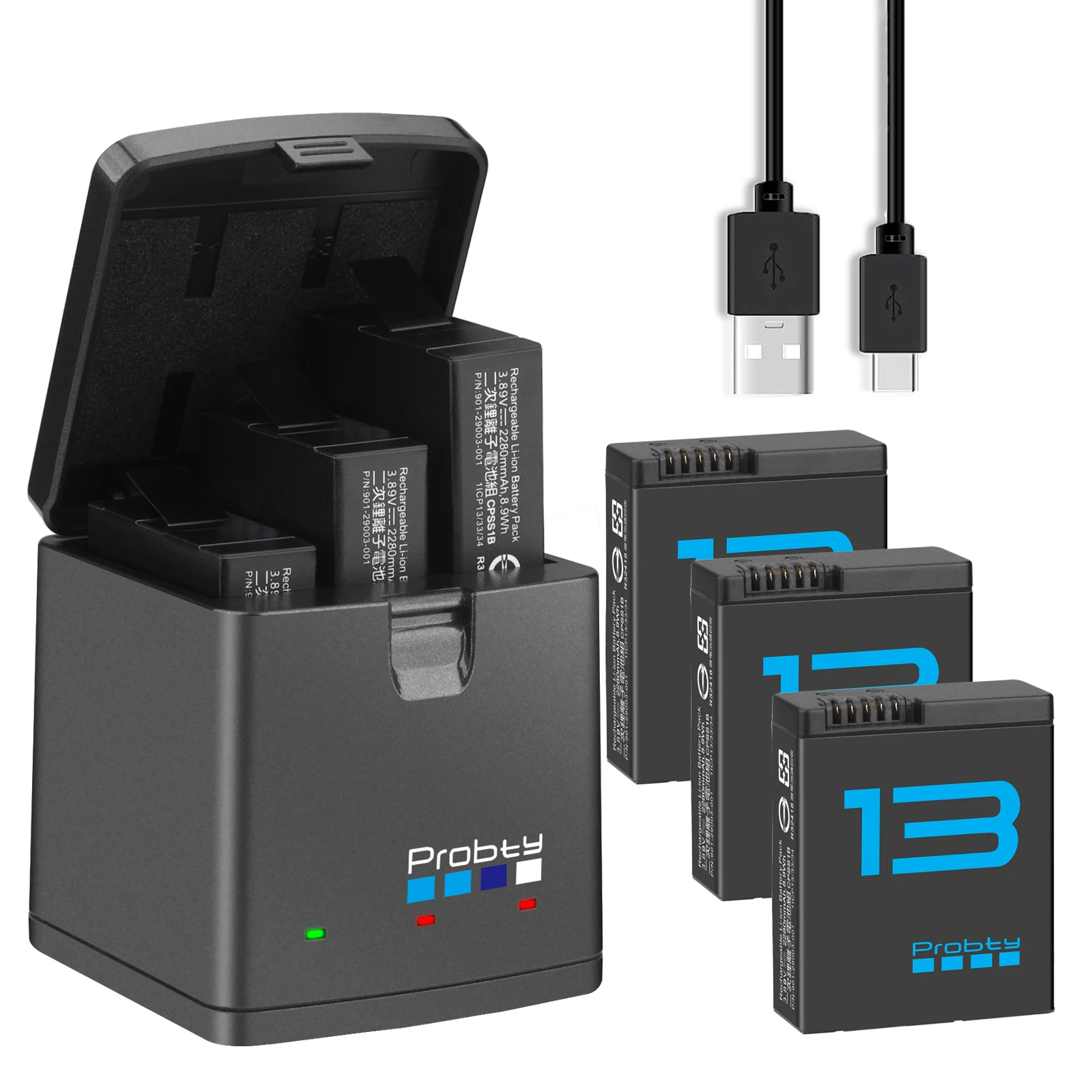 Аккумулятор 2280 мАч для GoPro Hero13