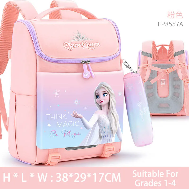 Backpack Primary School Students' Schoolbags Girls Light Weight Relief ridge Protection Aisha cute Cartoon Girls for Girl