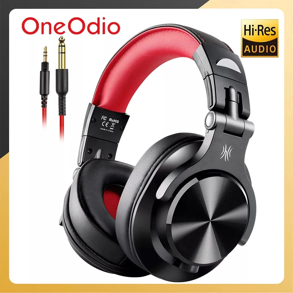 Oneodio A71 Original Studio DJ Headphones Portable Wired Headset With Music Share Port Deep Bass Stereo Headphone For Recording