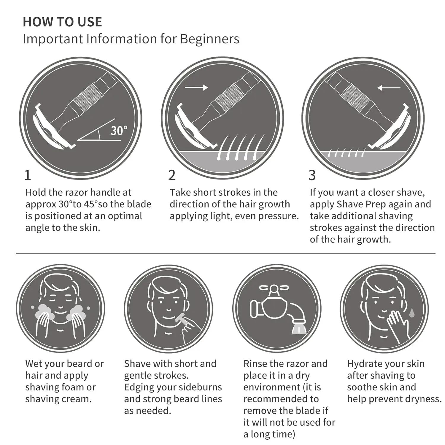 Многоразовая безопасная бритва для мужчин