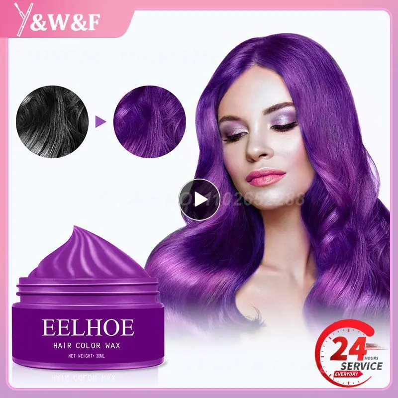 Ing Temporary Hair Colorful Shampoo Washable Modeling Wax Cream Natural Matte Women Styling For Cosplay