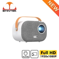 byintek k16 portable full hd 19201080p 4k lcd smart android 9 0 wifi mini led video home theater 1080p projector for smartphone