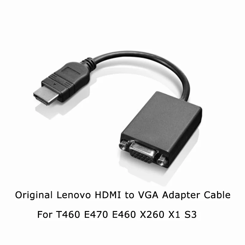 

Оригинальный адаптер Lenovo ThinkPad HDMI-VGA, кабель-конвертер, монитор проектора 0B47069 T460 E470 E460 X260 X1 S3, официальный